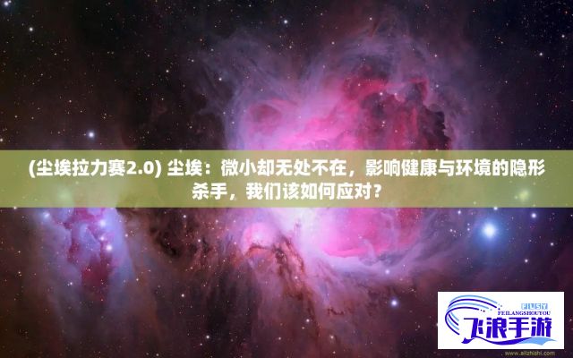 (尘埃拉力赛2.0) 尘埃：微小却无处不在，影响健康与环境的隐形杀手，我们该如何应对？