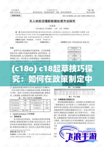 (c18o) c18起草技巧探究：如何在政策制定中精准运用语言进行有效沟通？